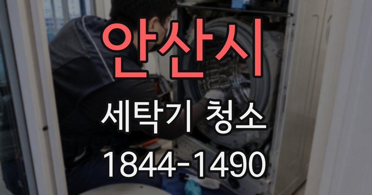 안산시 세탁기 청소