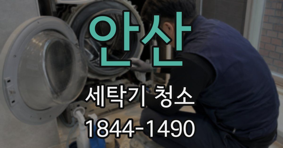 안산 세탁기 청소