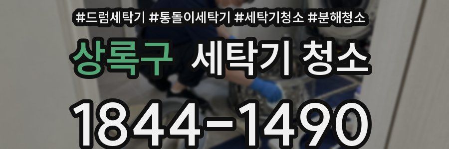 상록구 세탁기 청소