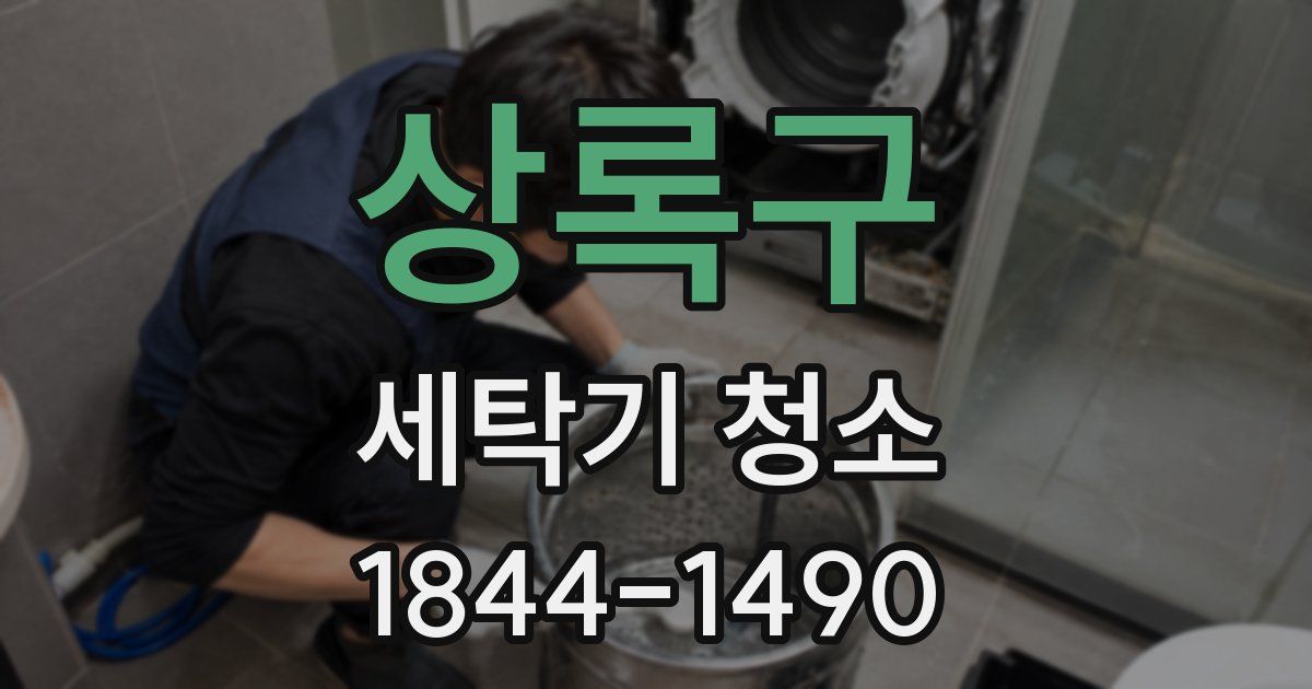 상록구 세탁기 청소