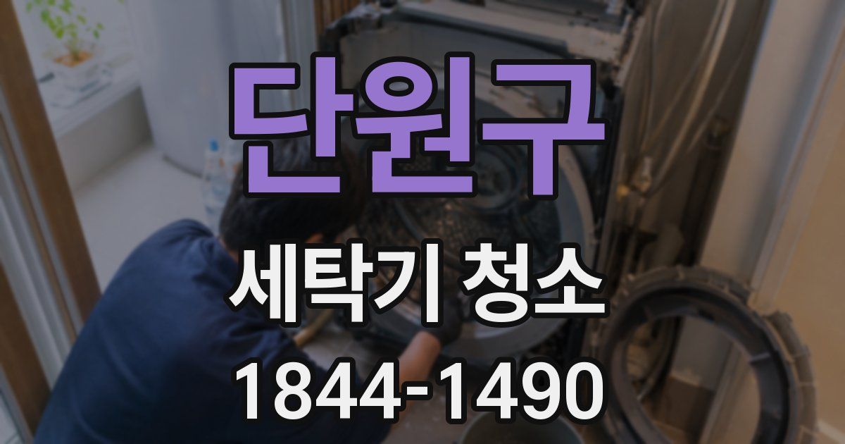 단원구 세탁기 청소