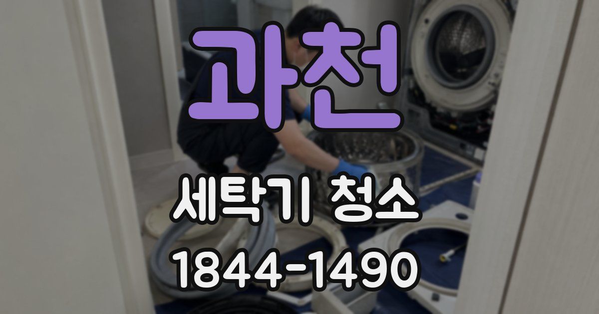 과천 세탁기 청소