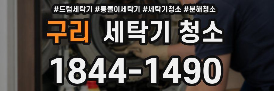 구리 세탁기 청소