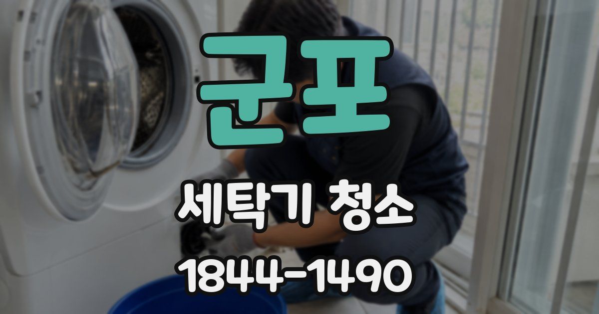 군포 세탁기 청소