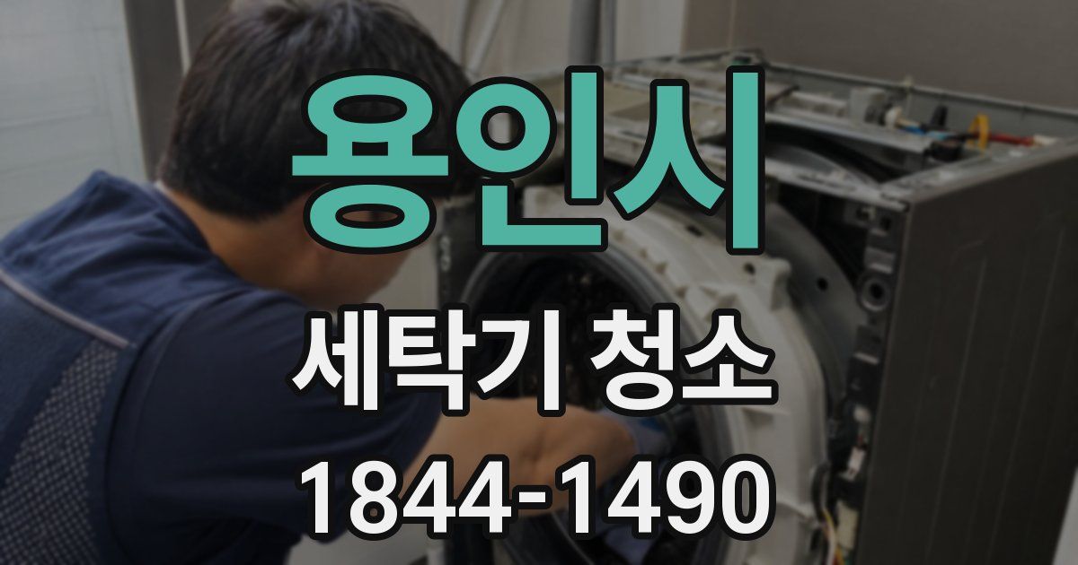 용인시 세탁기 청소