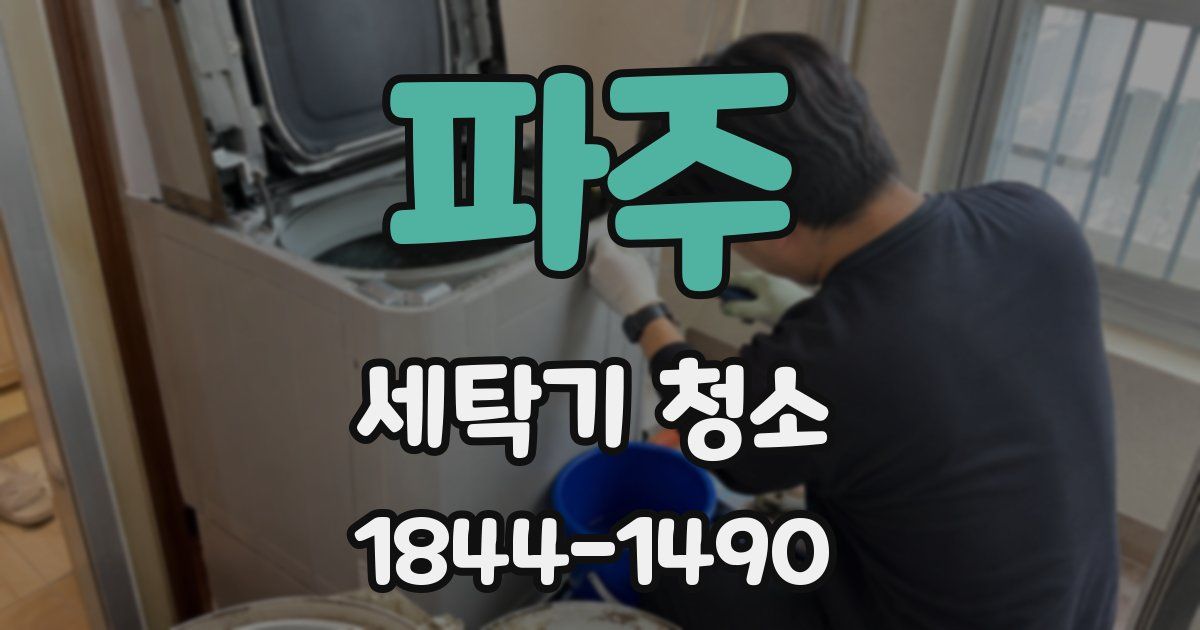 파주 세탁기 청소