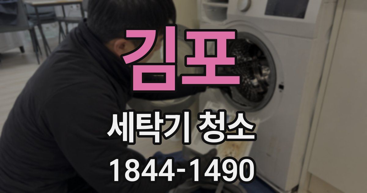 김포 세탁기 청소