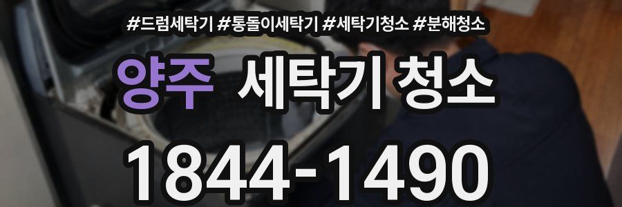 양주 세탁기 청소
