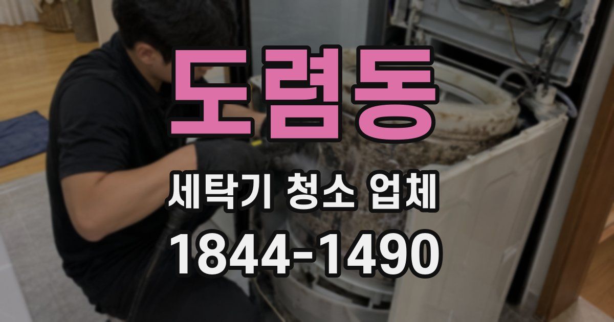 도렴동 세탁기 청소 업체