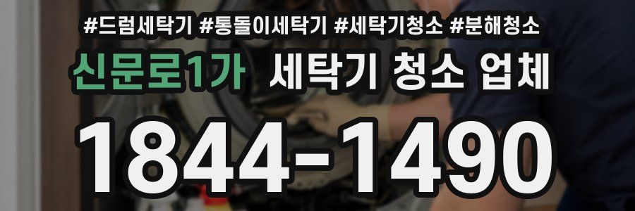 신문로1가 세탁기 청소 업체