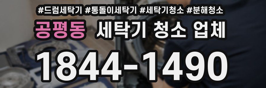 공평동 세탁기 청소 업체
