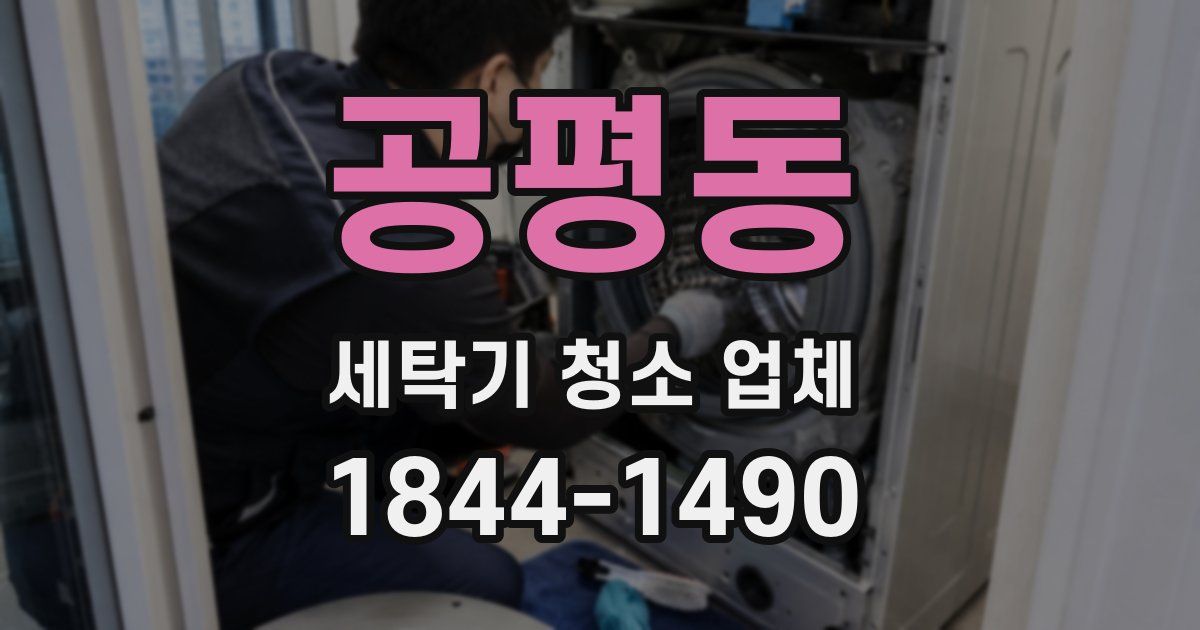 공평동 세탁기 청소 업체