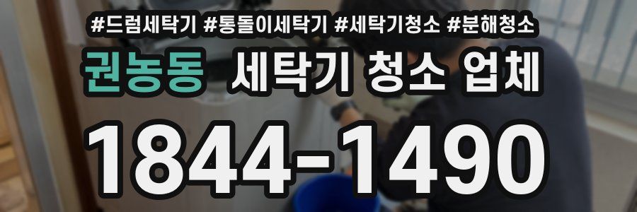 권농동 세탁기 청소 업체