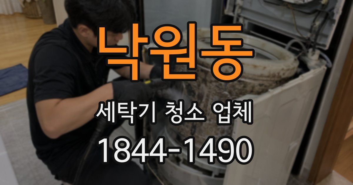 낙원동 세탁기 청소 업체