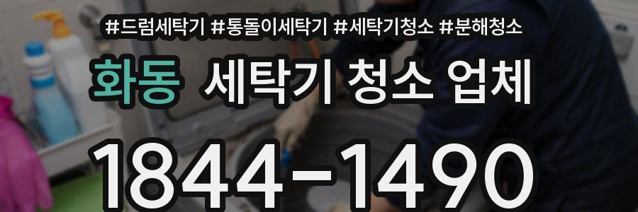화동 세탁기 청소 업체