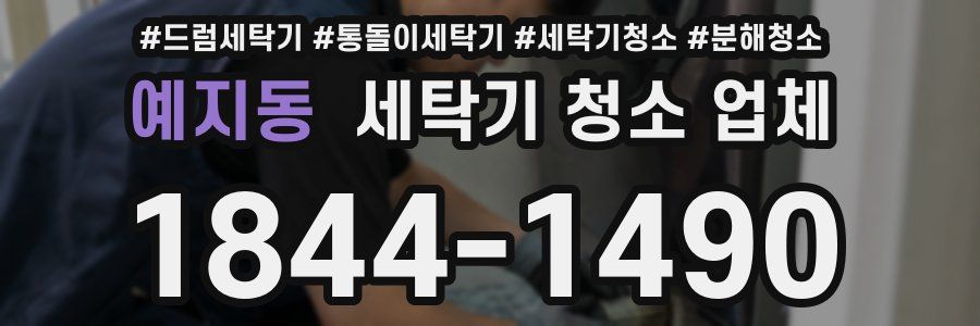 예지동 세탁기 청소 업체