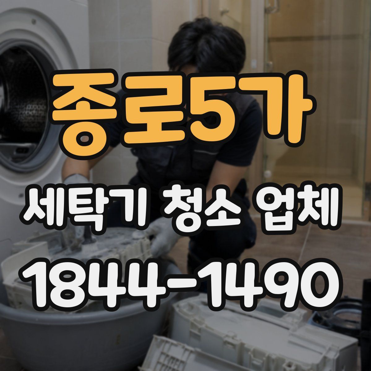 종로5가 세탁기 청소 업체