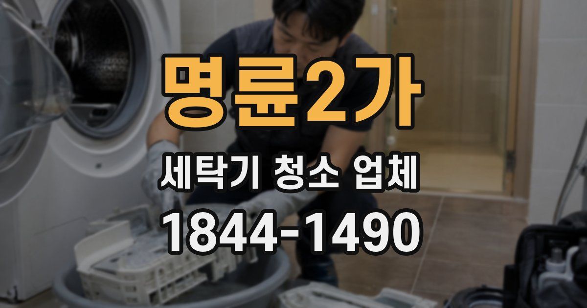 명륜2가 세탁기 청소 업체
