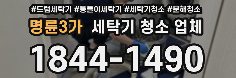 명륜3가 세탁기 청소 업체