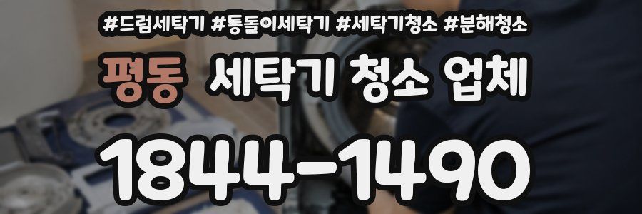 평동 세탁기 청소 업체