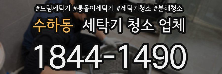 수하동 세탁기 청소 업체