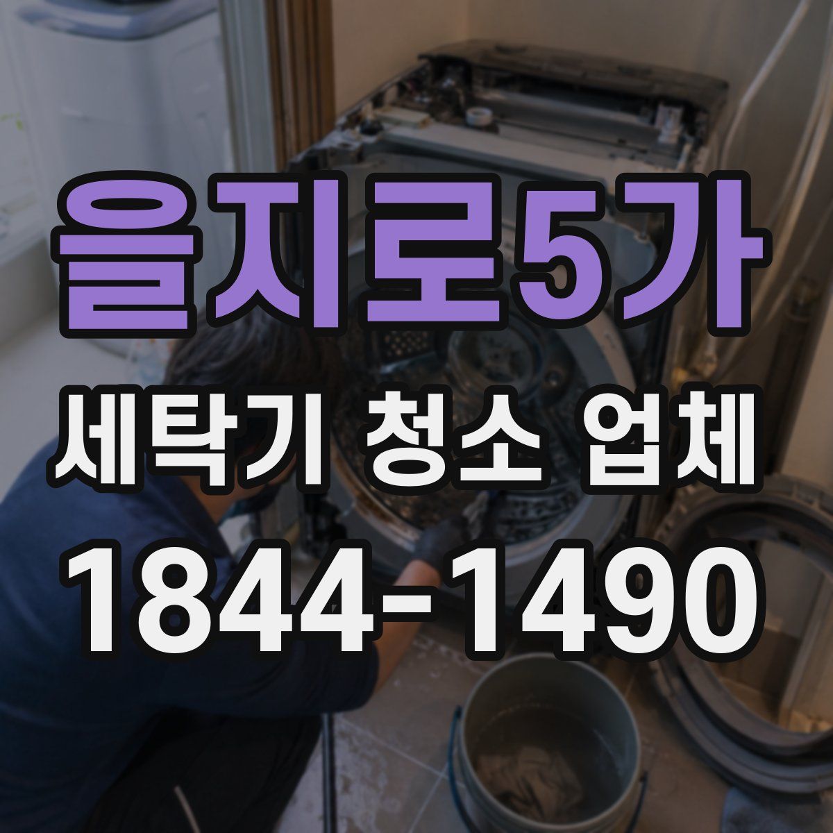 을지로5가 세탁기 청소 업체
