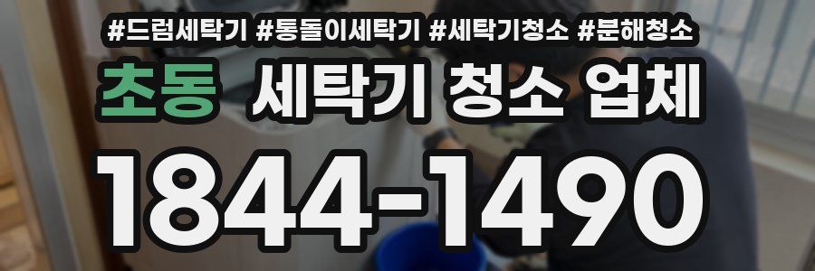 초동 세탁기 청소 업체