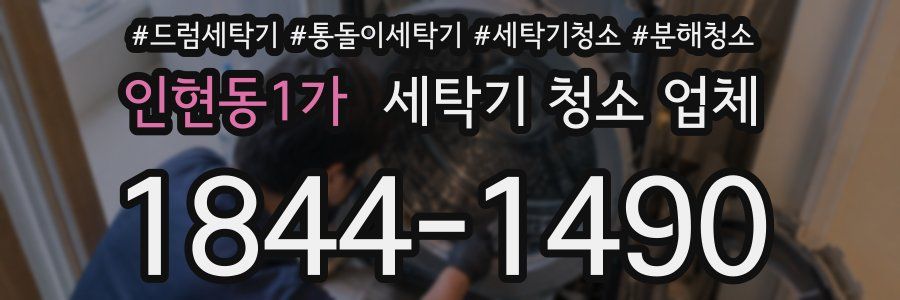 인현동1가 세탁기 청소 업체