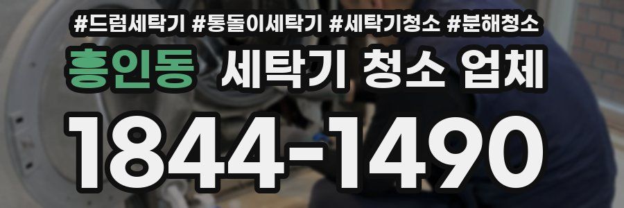 흥인동 세탁기 청소 업체