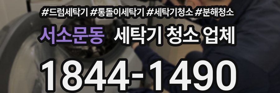 서소문동 세탁기 청소 업체