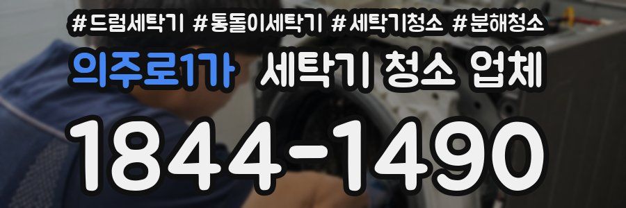 의주로1가 세탁기 청소 업체