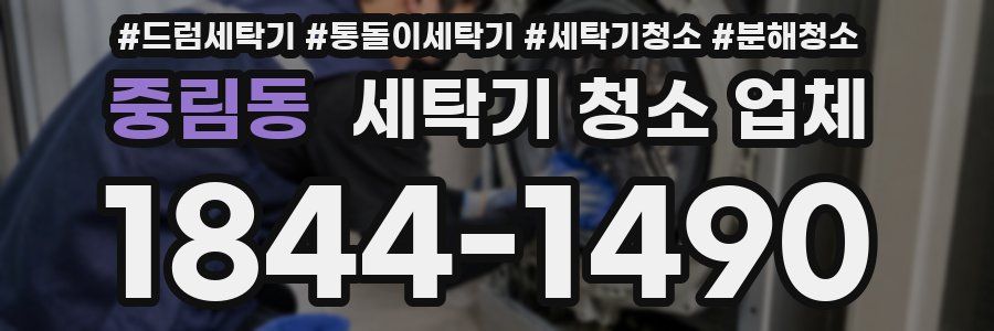 중림동 세탁기 청소 업체