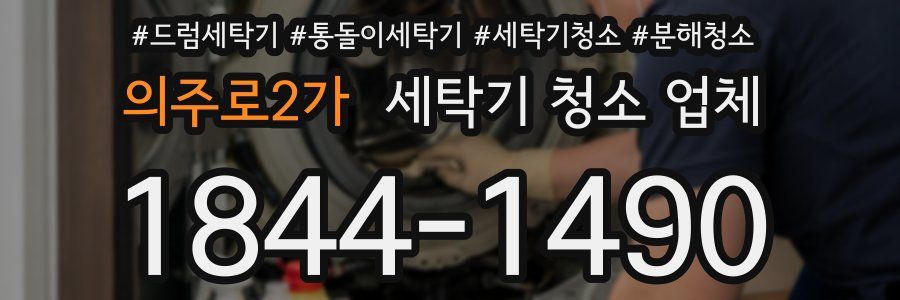 의주로2가 세탁기 청소 업체