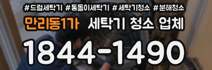 만리동1가 세탁기 청소 업체
