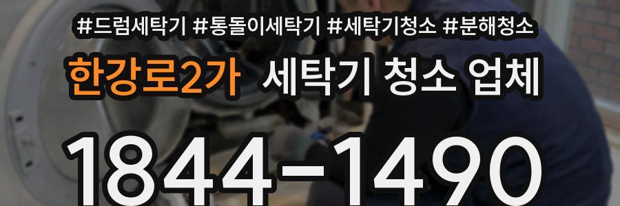 한강로2가 세탁기 청소 업체