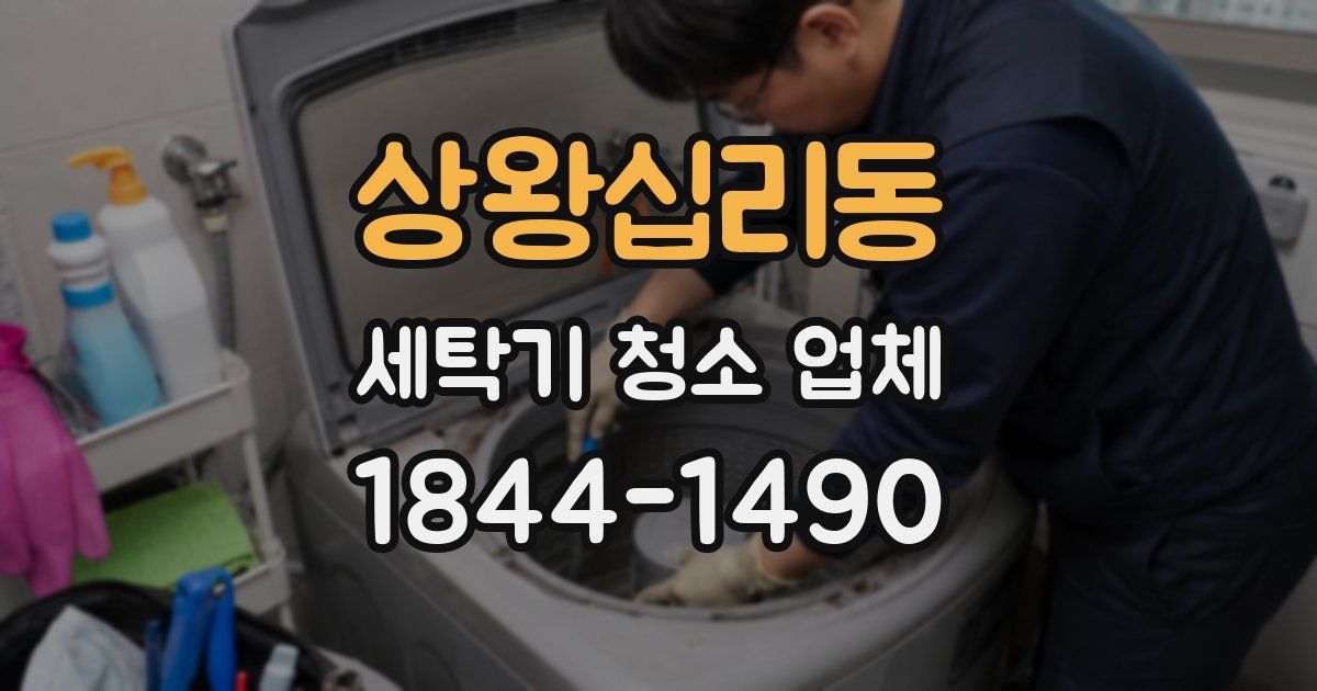 상왕십리동 세탁기 청소 업체