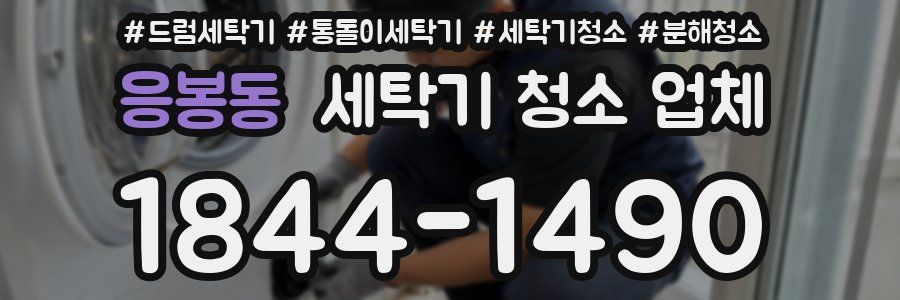 응봉동 세탁기 청소 업체