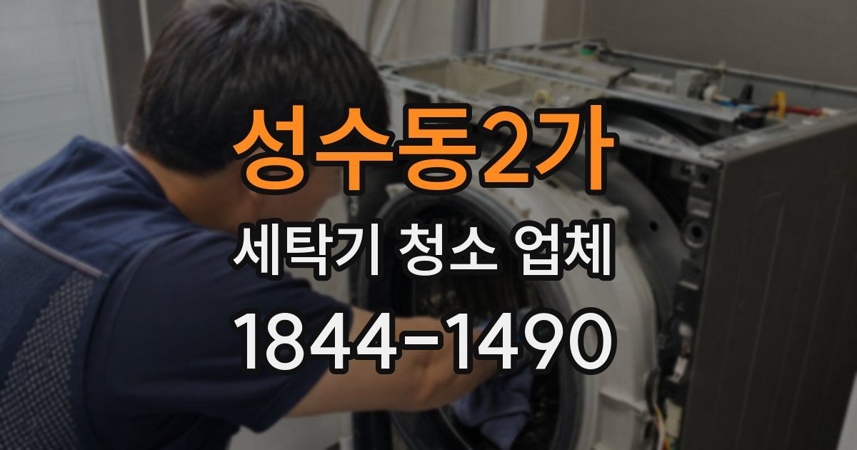 성수동2가 세탁기 청소 업체