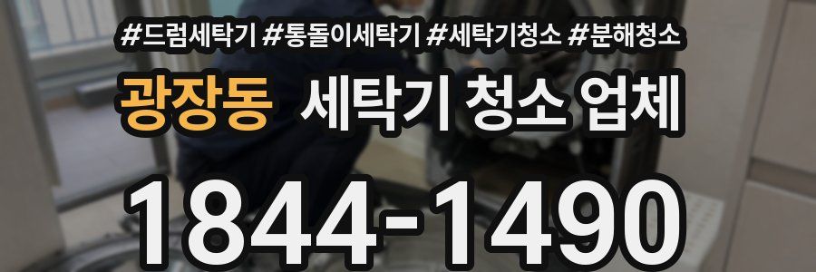 광장동 세탁기 청소 업체
