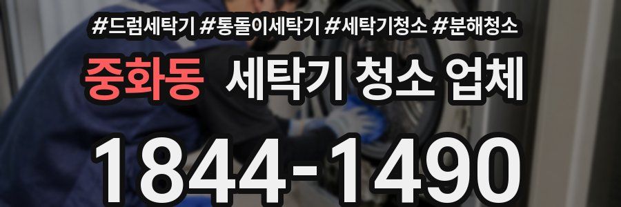 중화동 세탁기 청소 업체