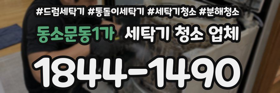 동소문동1가 세탁기 청소 업체