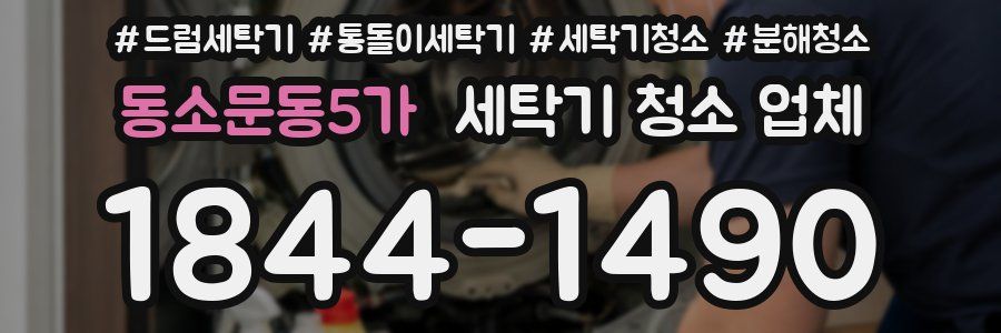 동소문동5가 세탁기 청소 업체