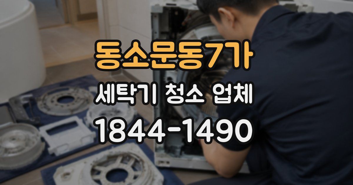 동소문동7가 세탁기 청소 업체