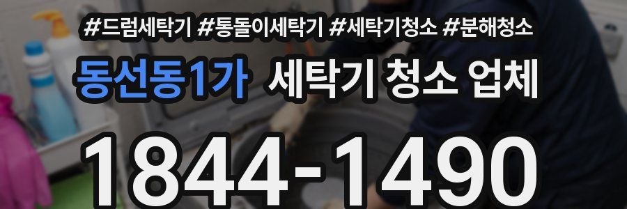 동선동1가 세탁기 청소 업체