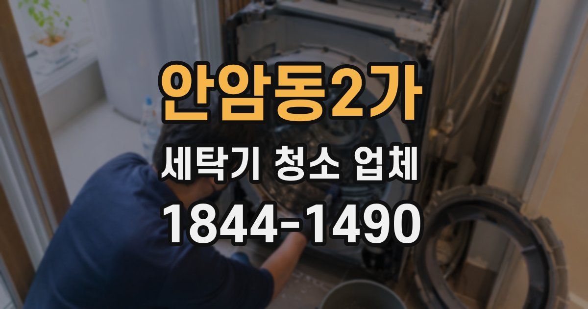 안암동2가 세탁기 청소 업체
