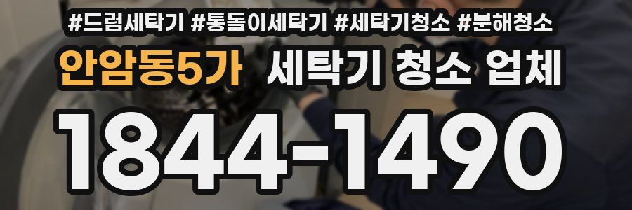 안암동5가 세탁기 청소 업체
