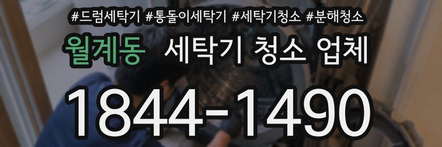 월계동 세탁기 청소 업체