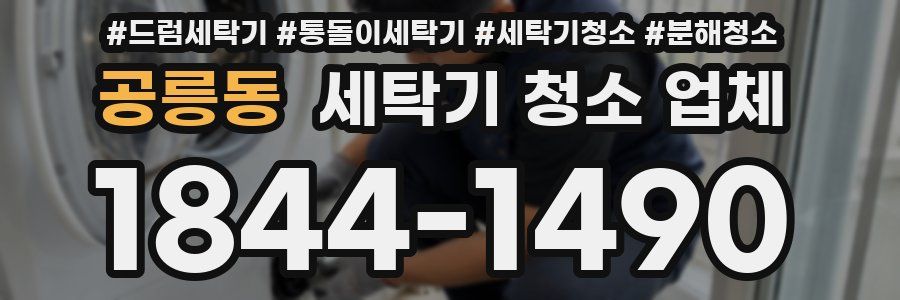 공릉동 세탁기 청소 업체