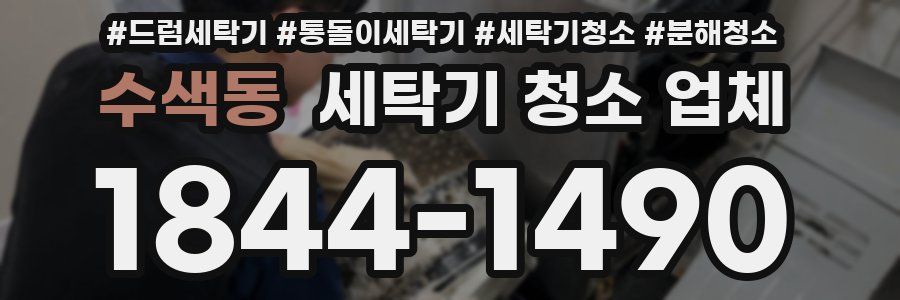 수색동 세탁기 청소 업체