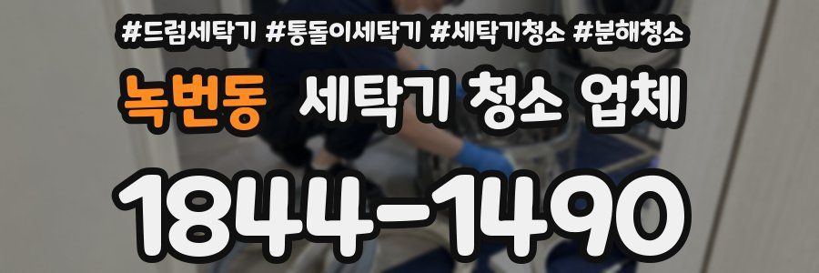 녹번동 세탁기 청소 업체